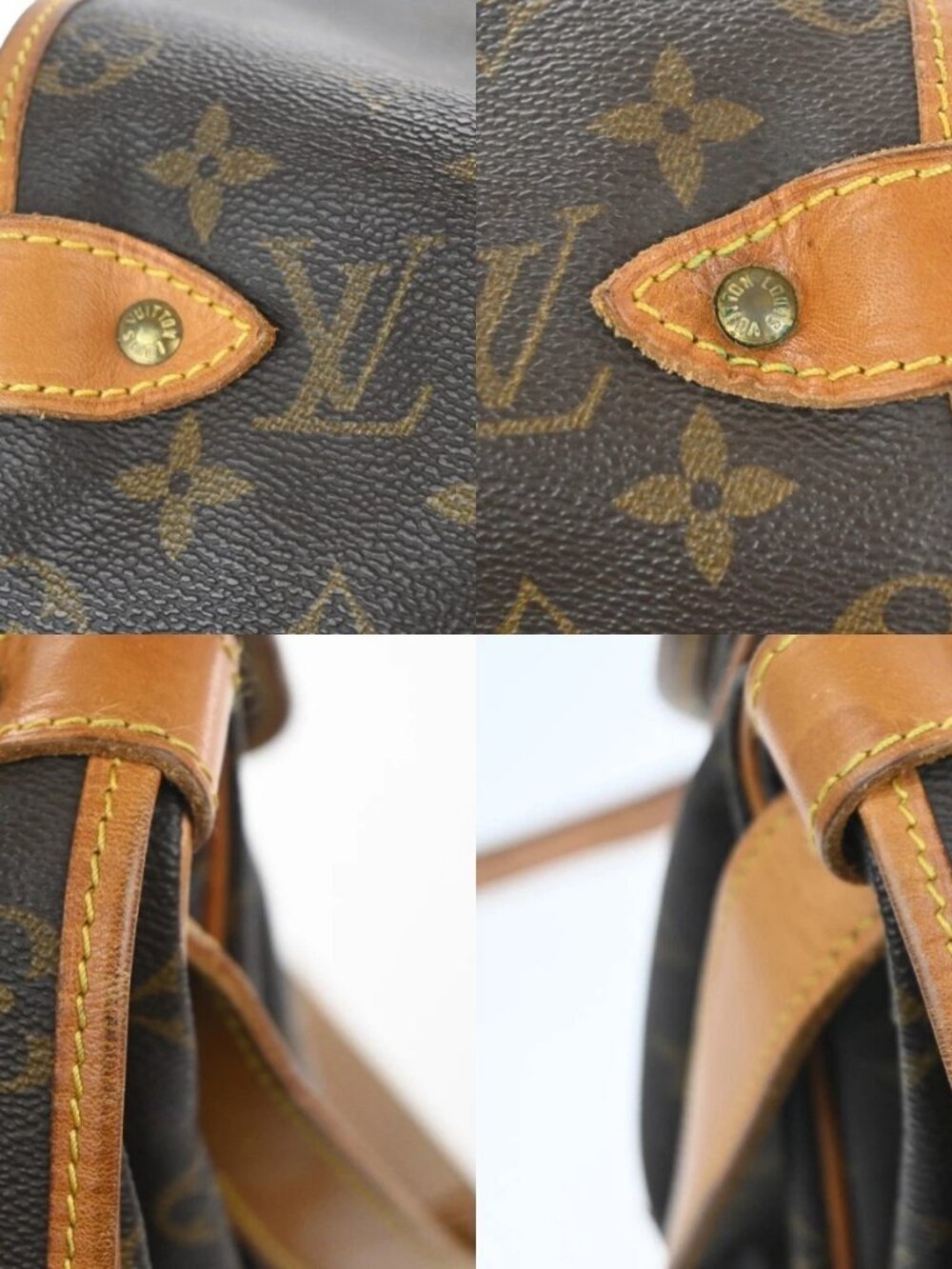 LOUIS VUITTON Saumur 35 Shoulder Bag Monogram Leather BN France M42254 74KC864 - Picture 9 of 16